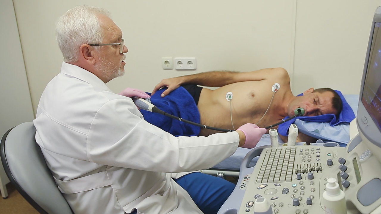 Чреспищеводная эхокардиограмма