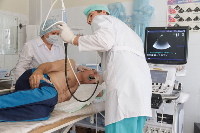 Исследование через пищевод