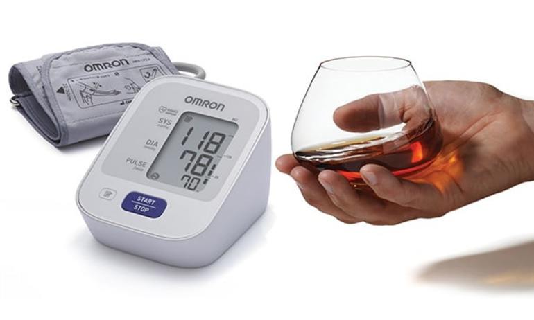 Коньяк можно пить людям с повышенным артериальным давлением (АД),