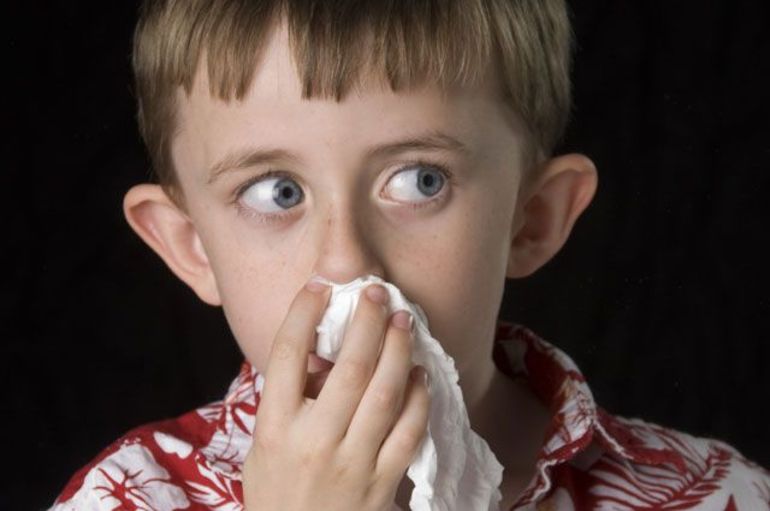 Кровь из носа у ребёнка
