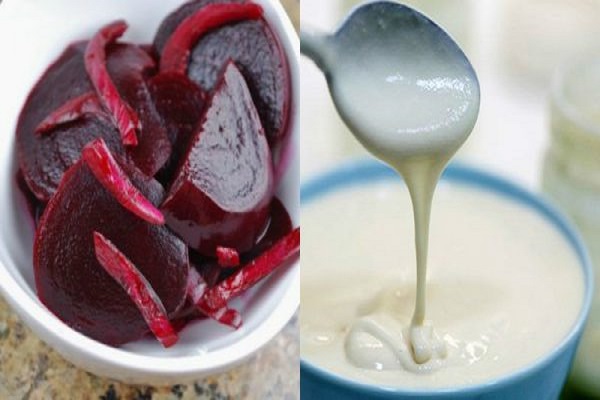 Свекла с кефиром