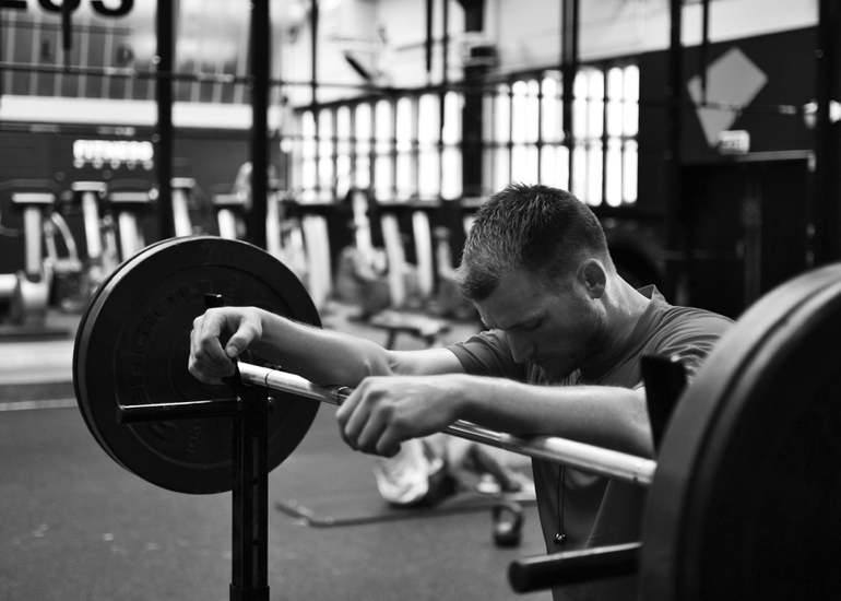 В тренажерном зале