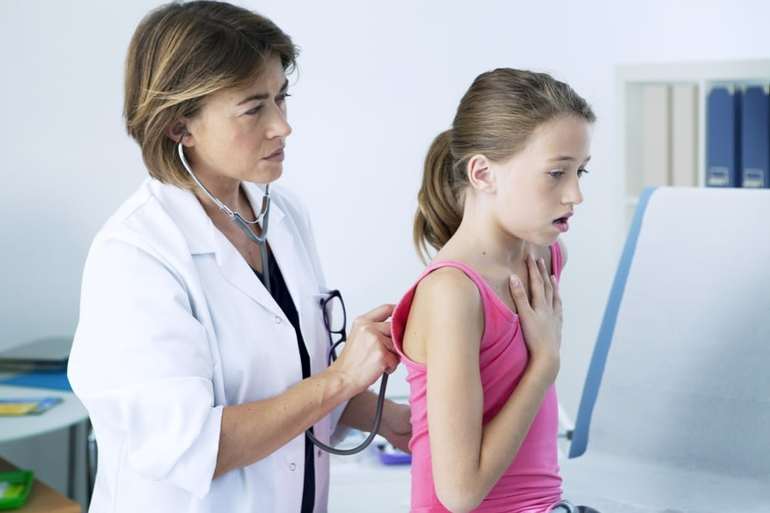 Тяжелое дыхание у детей